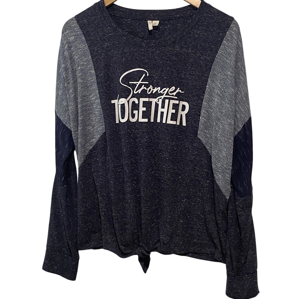 Unbranded Women's Shirt Size XL Long Sleeve 'Stronger Together'